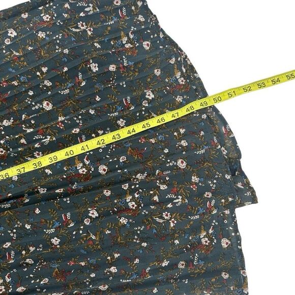 Baltic Born Belfast Pleated Midi Dress Womens 3XL Antique Jade Floral Print #h - Picture 9 of 9